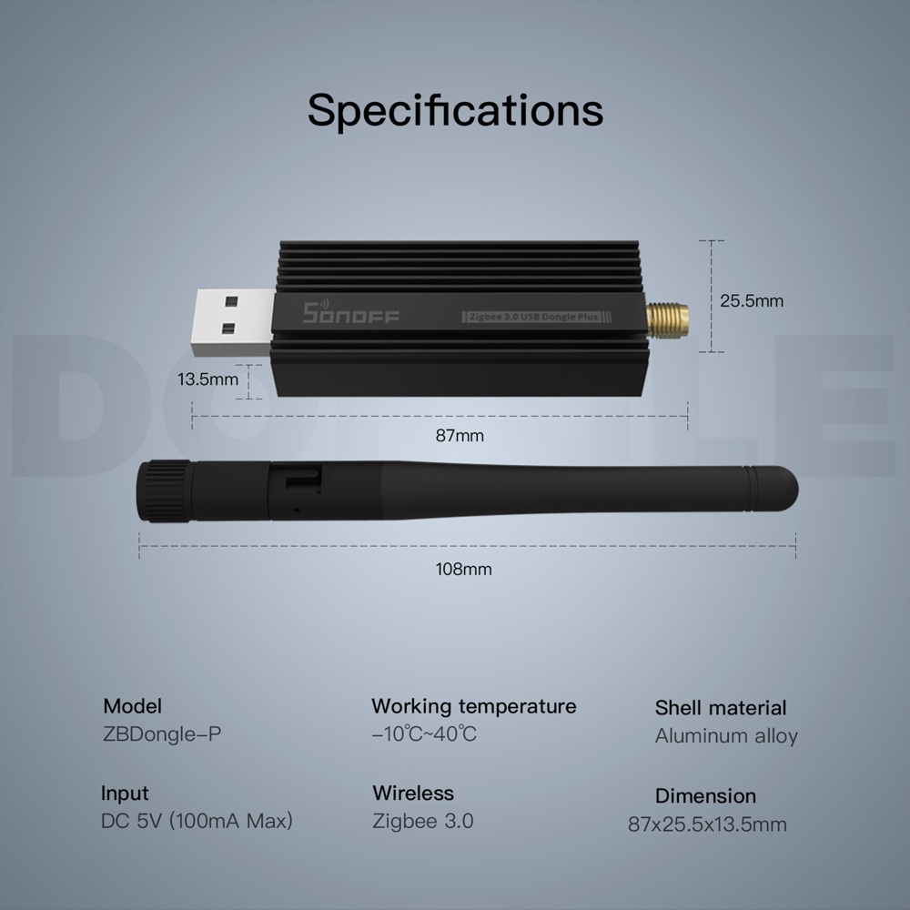 1/5 Chiếc SONOFF ZB Dongle-P Z - đánh giá và giá Home Automation Tutorial